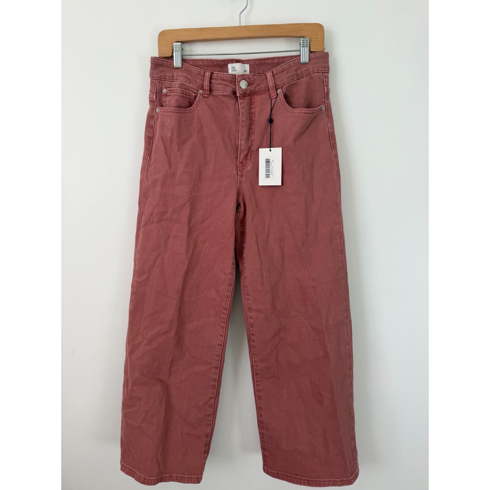 The Fine Print Wide Leg Straight Pants – Red Clay – Women's 30 Petite – NWT